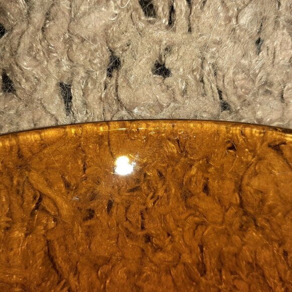 DURALEX Amber-Salad Bowl Made in France-Mid Century Modern-NEAR MINT/EXCELLENT - Picture 3 of 5